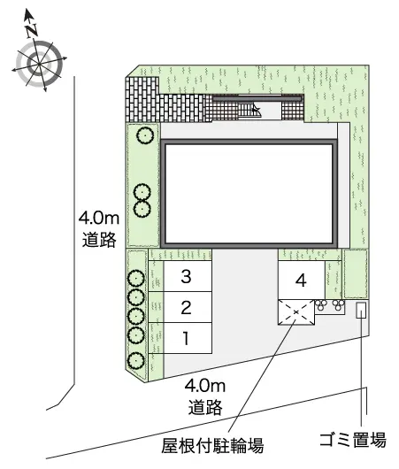 ★手数料０円★京都市山科区御陵上御廟野町　月極駐車場（LP）